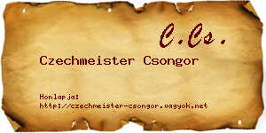 Czechmeister Csongor névjegykártya
